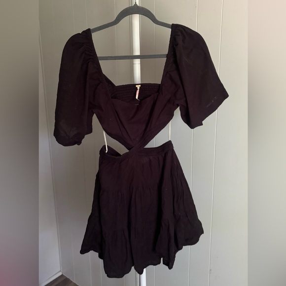 0063. $78 Free People Cross of Sunlight Mini Dress - Picture 3 of 8